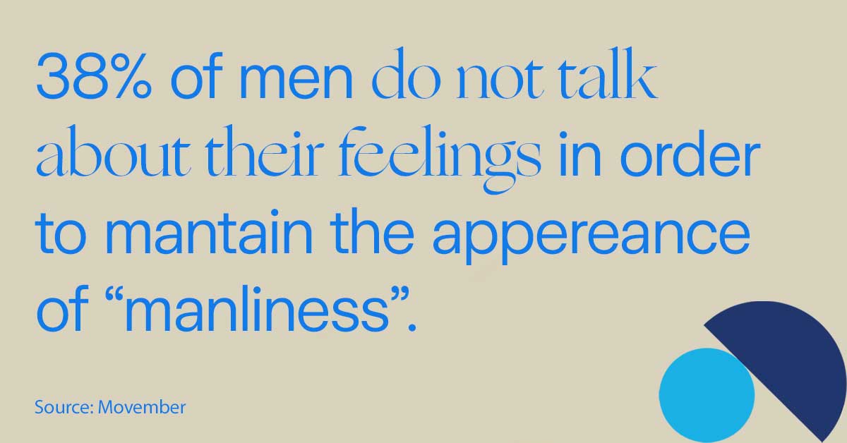 infographic men dont talk about feelings