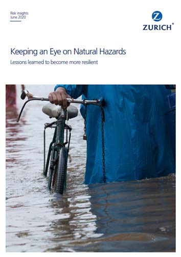 cover keeping an eye on natural hazards