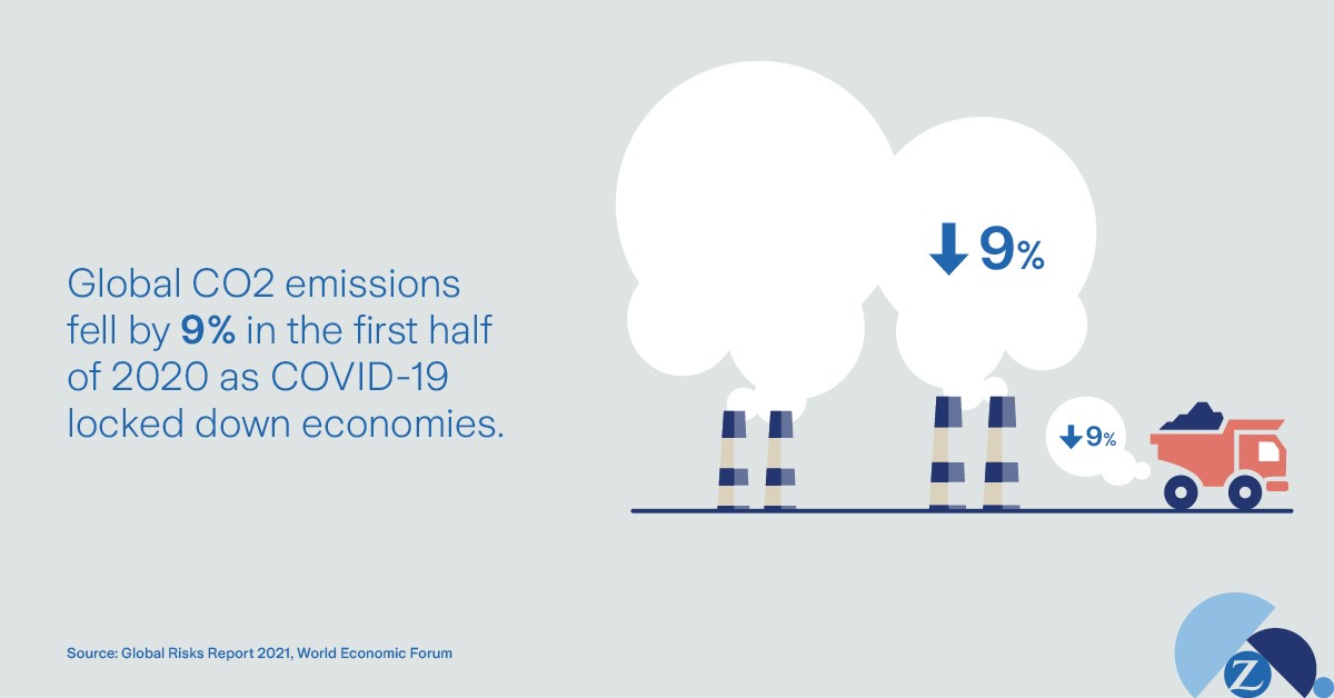 global co2 emissions infograph