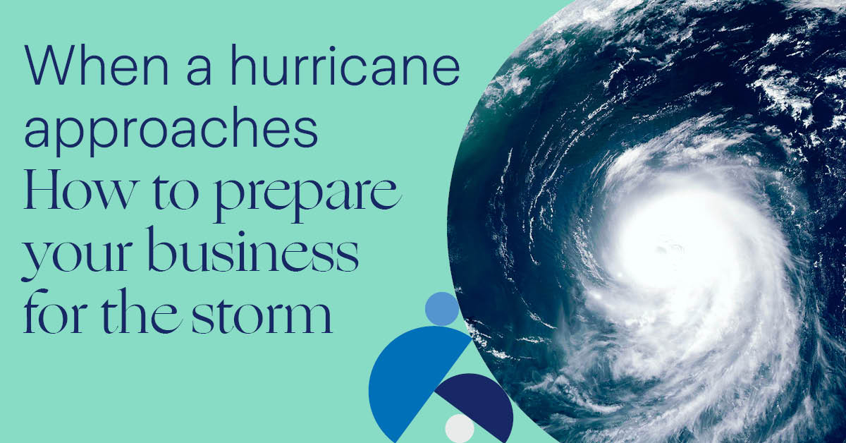 Infographic how to prepare your business for the storm
