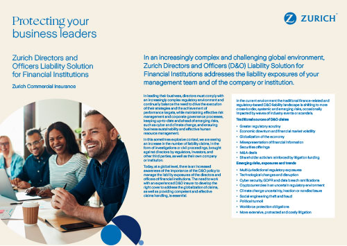 cover-Zurich-DO-Liability-Solution-for-Financial-Institutions