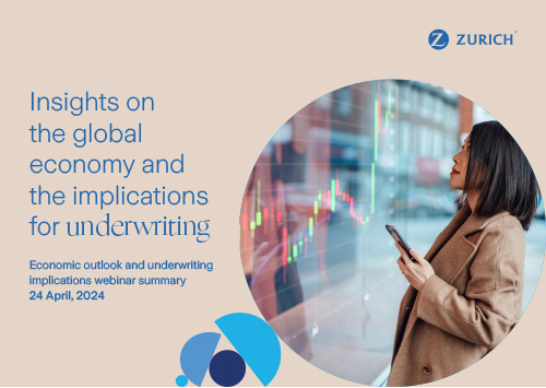 Cover Insights on the global economy and the implications for underwriting